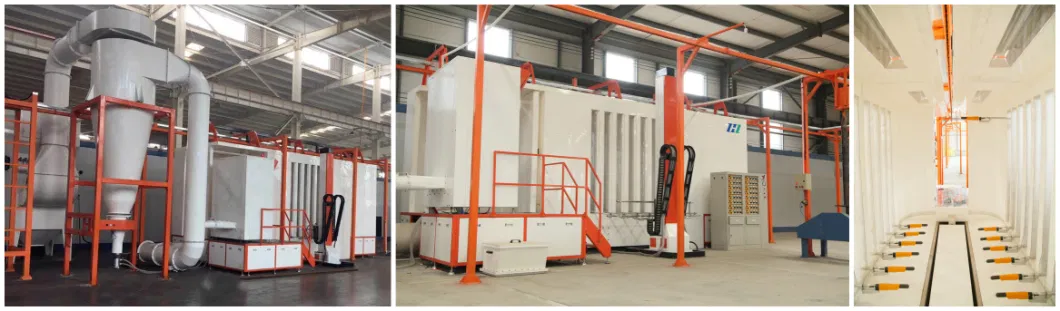 Powder Coating Spray Booth in Powder Coating System