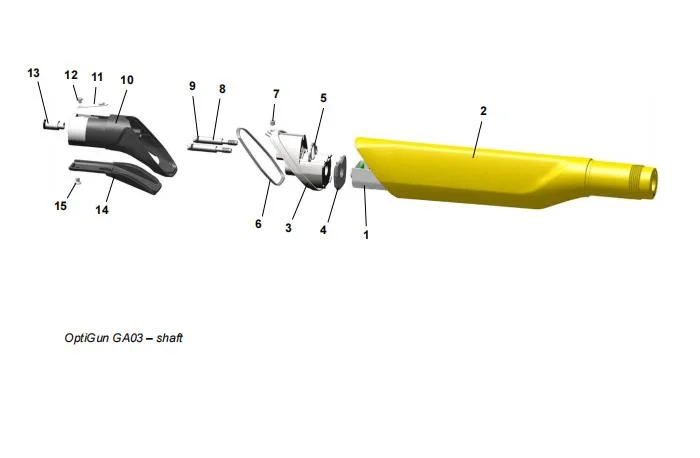 Powder Coating System Guns Opt Ga03 Cables 20m with Connector Replacement 1008663