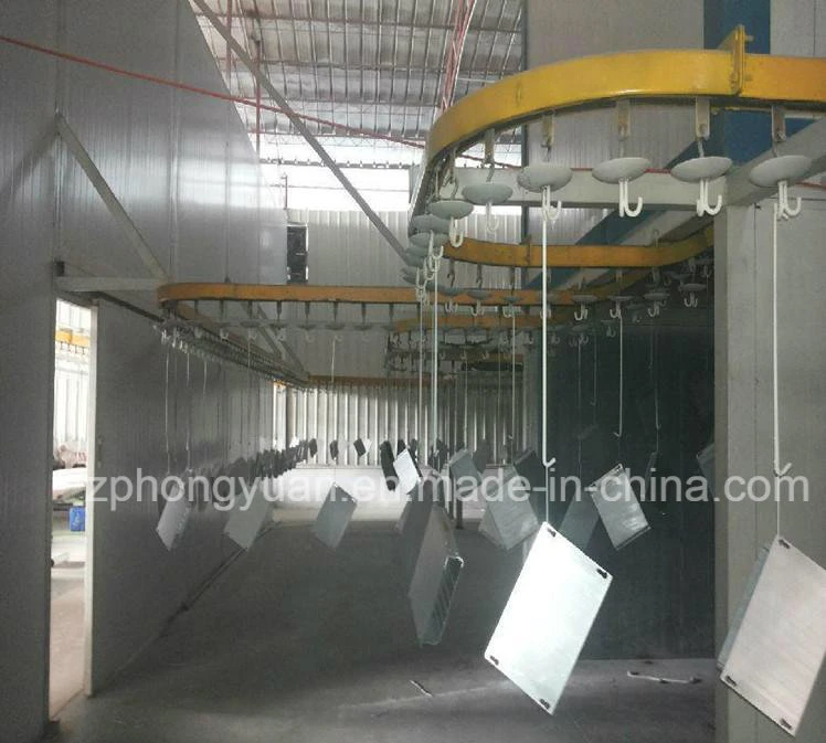 China Manufacturer Hongyuan Diesel Powder Coating Curing Oven with Diesel Burner