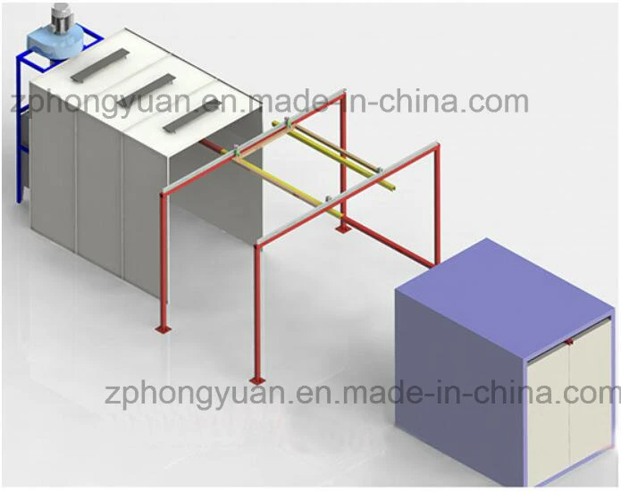 China Manufacturer Hongyuan Diesel Powder Coating Curing Oven with Diesel Burner