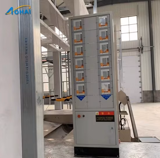 Sistemas de líneas de pintura con recubrimiento en polvo automáticos con gabinete de control
